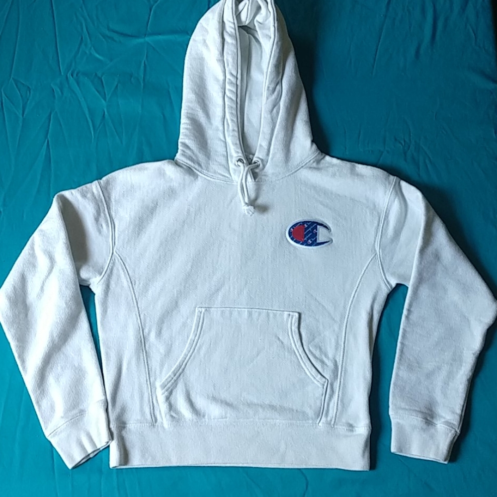 Champion white hoodie